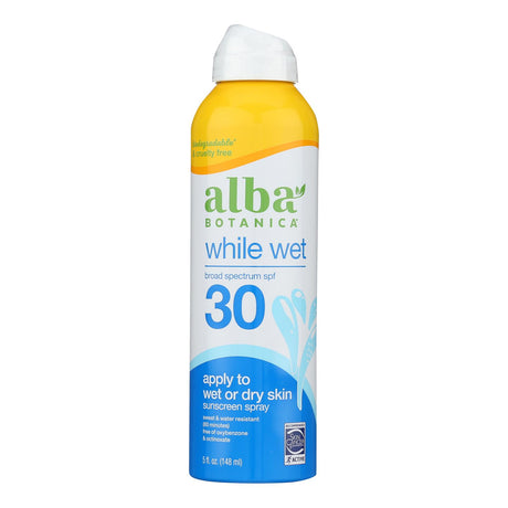 Alba Botanica SPF30 Whole Wet Sunscreen Spray - 5 Fl Oz - Cozy Farm 