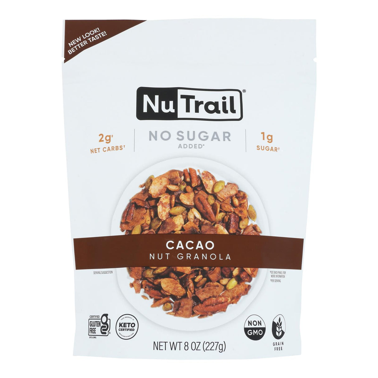 Nutrail Cacao Granola - 6-8 Oz Bags (Case of 6) - Cozy Farm