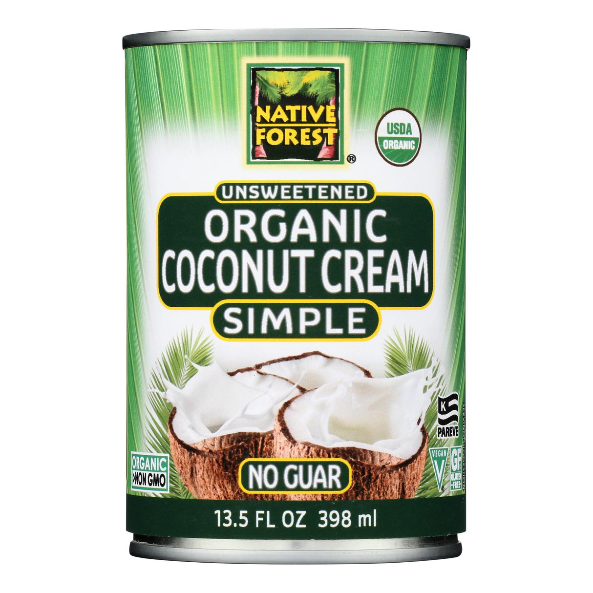 Native Forest Organic Simple Unsweetened Coconut Cream - 13.5 fl oz (Case of 12) - Cozy Farm