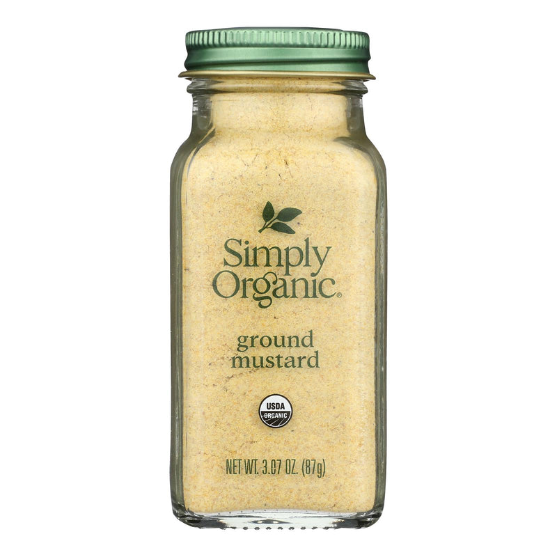 Simply Organic Mustard Seed Ground Organic - 3.07 oz - Pack of 6 - Cozy Farm 