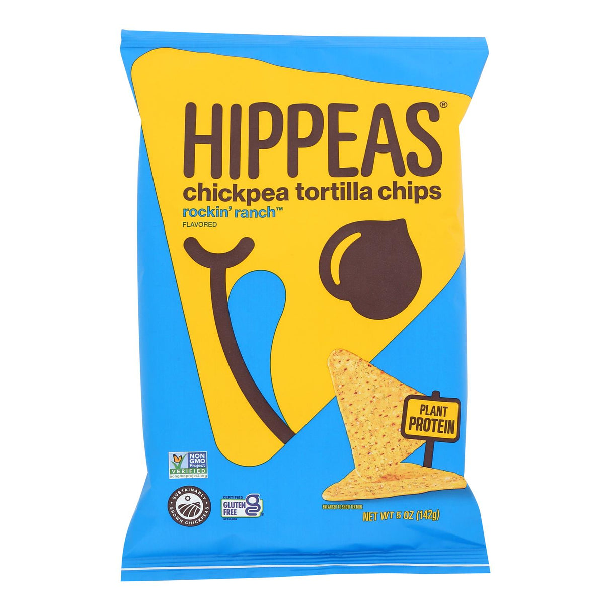 Hippeas Vegan Ranch Tortilla Chips (5 oz, Pack of 12) - Cozy Farm