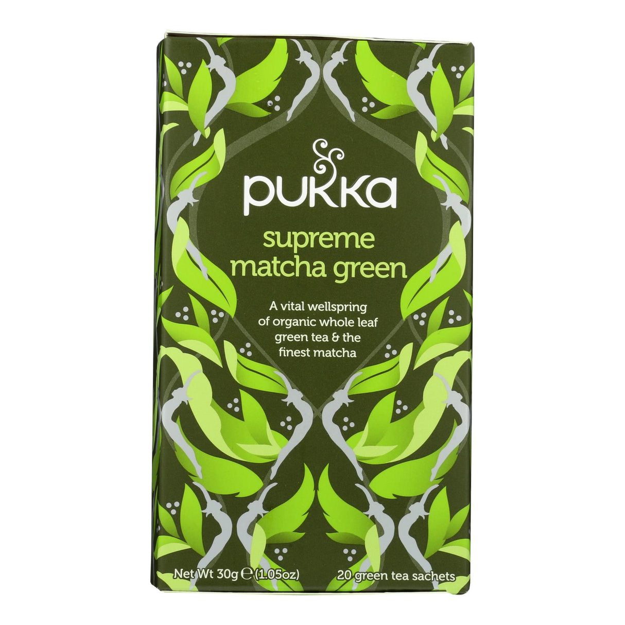 Pukka Organic Supreme Matcha Green Tea, 20 Sachets (Case of 4) - Cozy Farm
