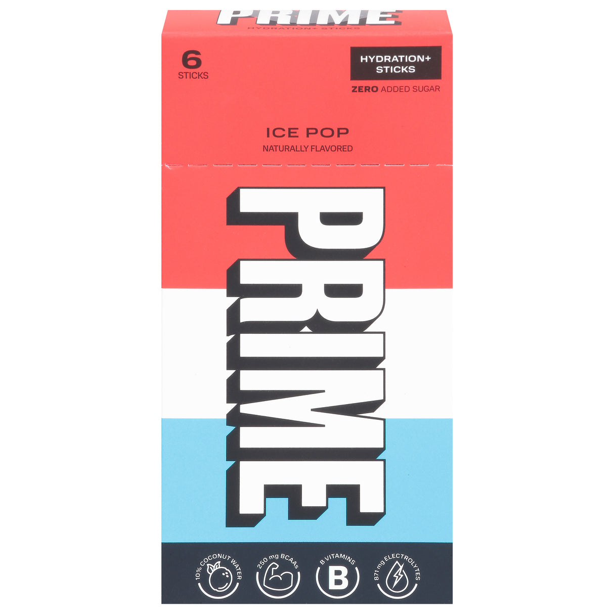 Prime Hydrate Ice Pop 9.71g Stick - Pack of 6 - Cozy Farm