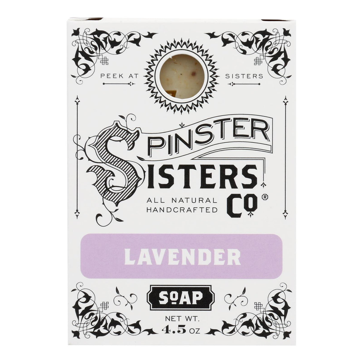 Spinster Sisters Company Lavender Soap Bar - 4.5 Ounces - Cozy Farm