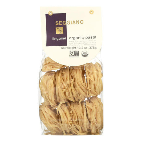 Organic Linguine Pasta by Seggiano, 13.2 oz (Pack of 6) - Cozy Farm 