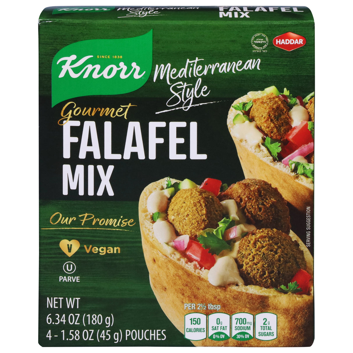 Knorr - Falafel Mix Mediterranean Style - 6.34 Oz. (Case of 12) - Cozy Farm