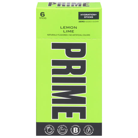 Prime Hydration Stick - Lemon Lime - 6 Sticks x 9.84 Grams - Cozy Farm 