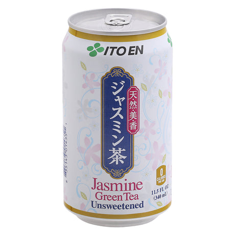 Itoen RTD Tea Green Jasmine Unsweetened, 11.5 fl oz (Case of 12) - Cozy Farm 