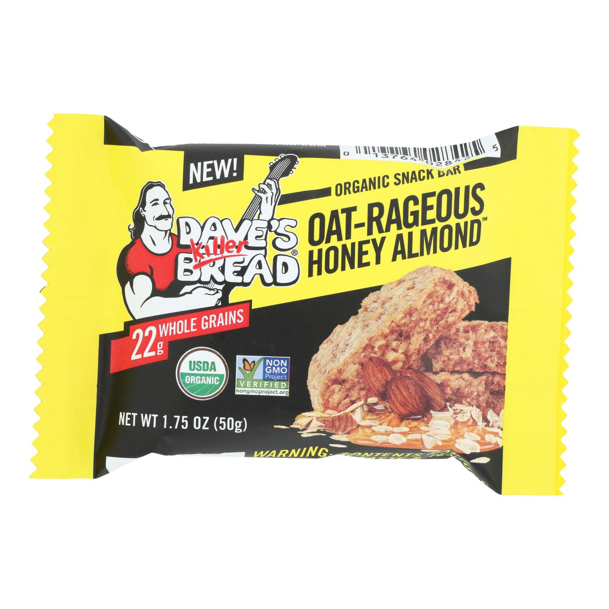 Dave's Killer Bread Bar Organic Oat-rageous Honey Almond - 12 Pack - 1.75 Oz Each - Cozy Farm