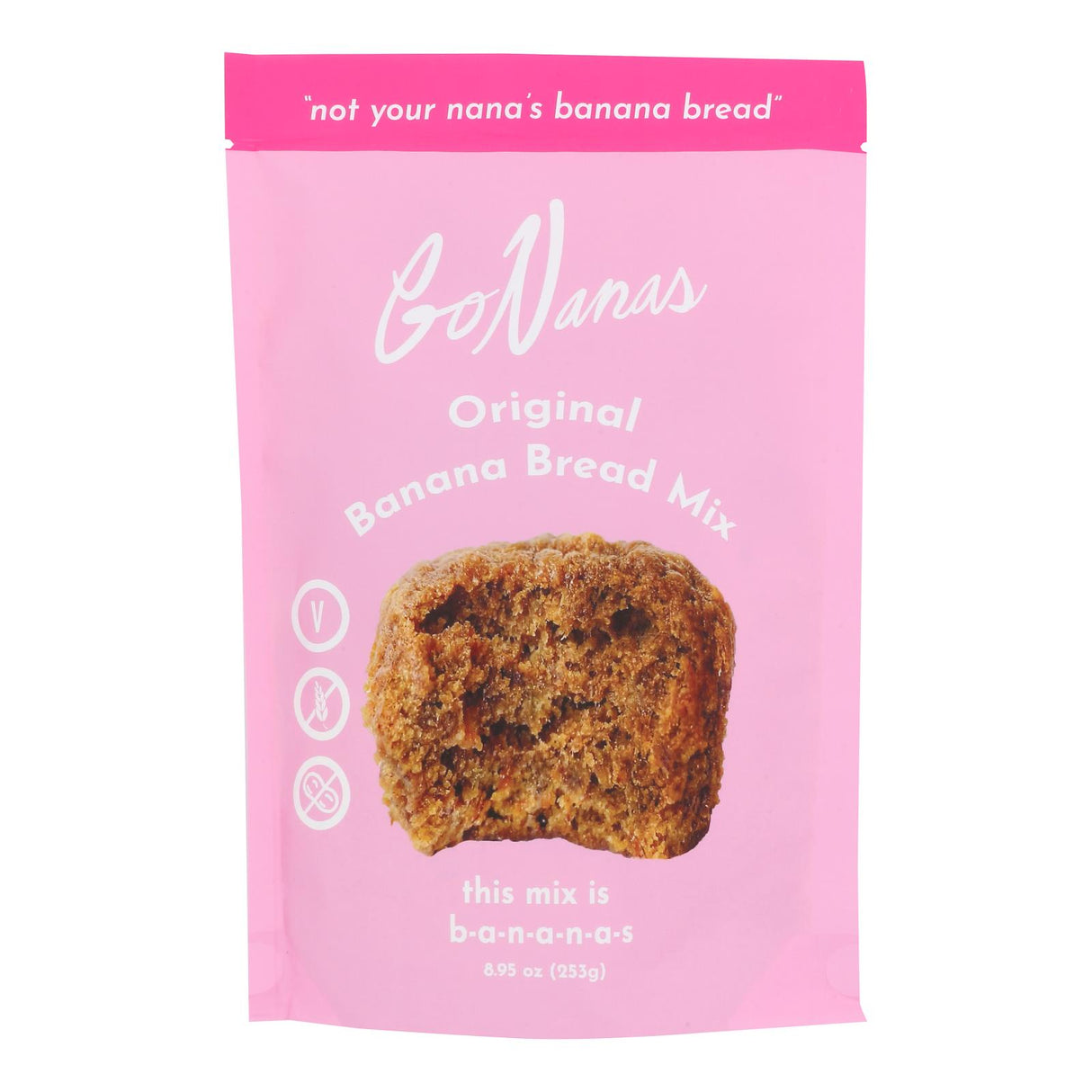 Gonanas Mixed Banana Bread Original, 8.95oz, Case of 6 - Cozy Farm