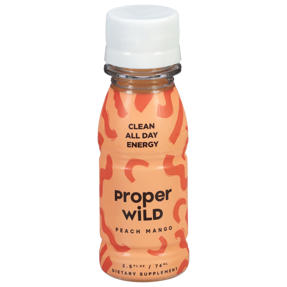 Wild Energy Shot Peach Mango - 12 Pack - 2.5 Fl. Oz. Cans - Cozy Farm