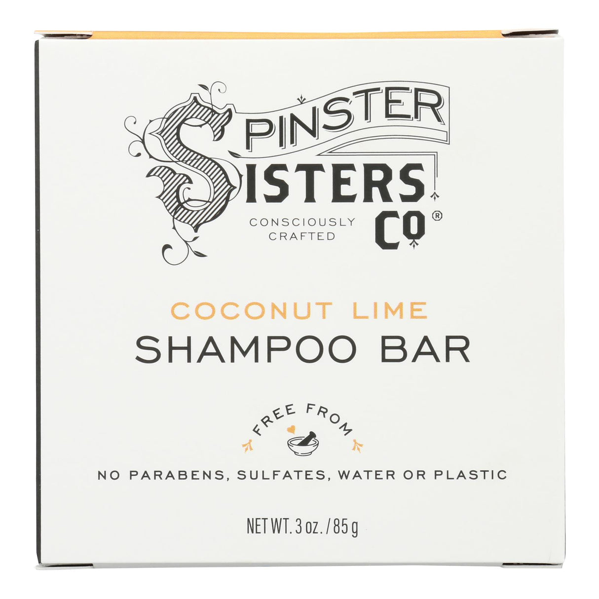 Spinster Sisters Coconut Lime Shampoo Bar - 3 Ounces - Cozy Farm