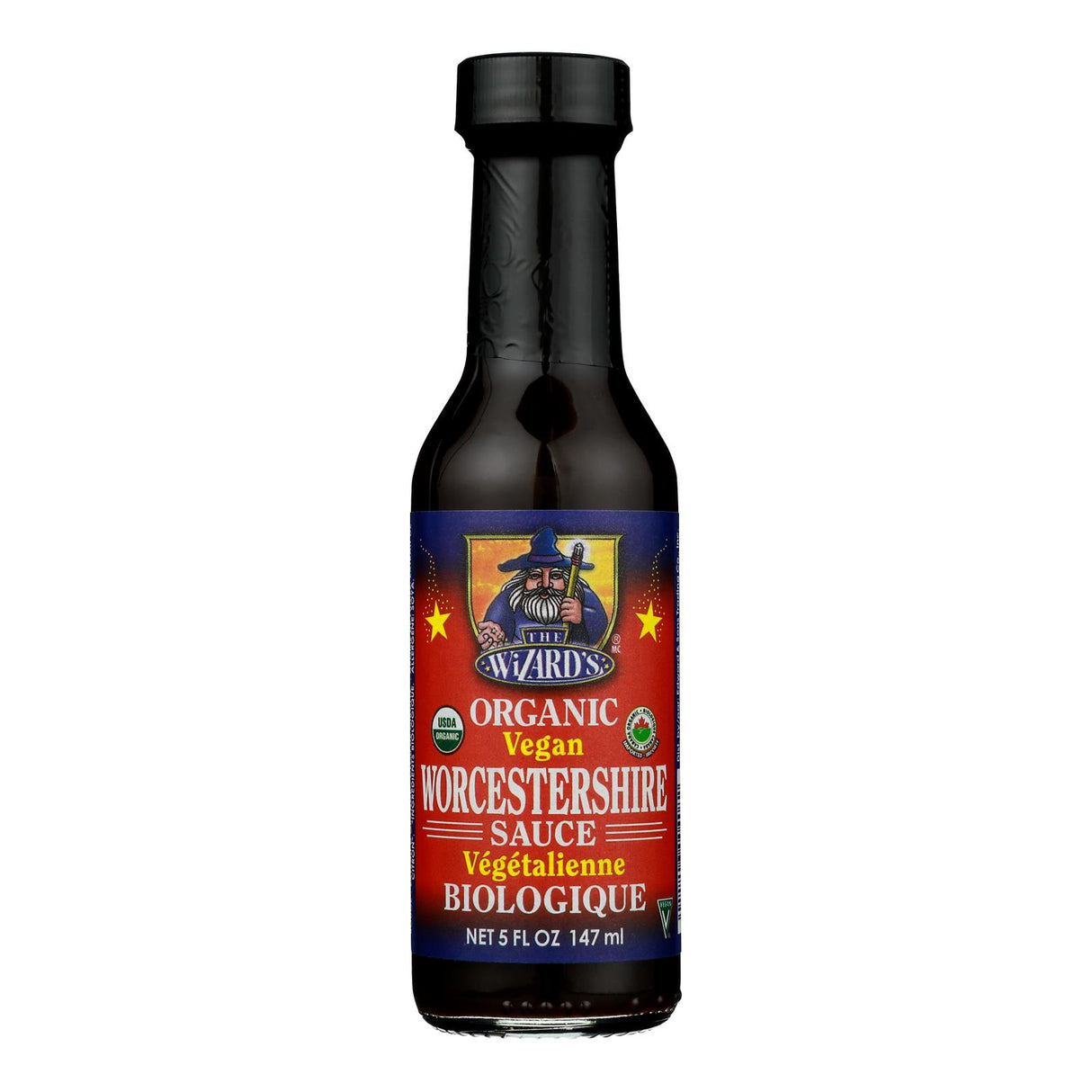 Organic Wizard Vegan Worcestershire Sauce - 12 x 8 Fl. Oz. Case - Cozy Farm