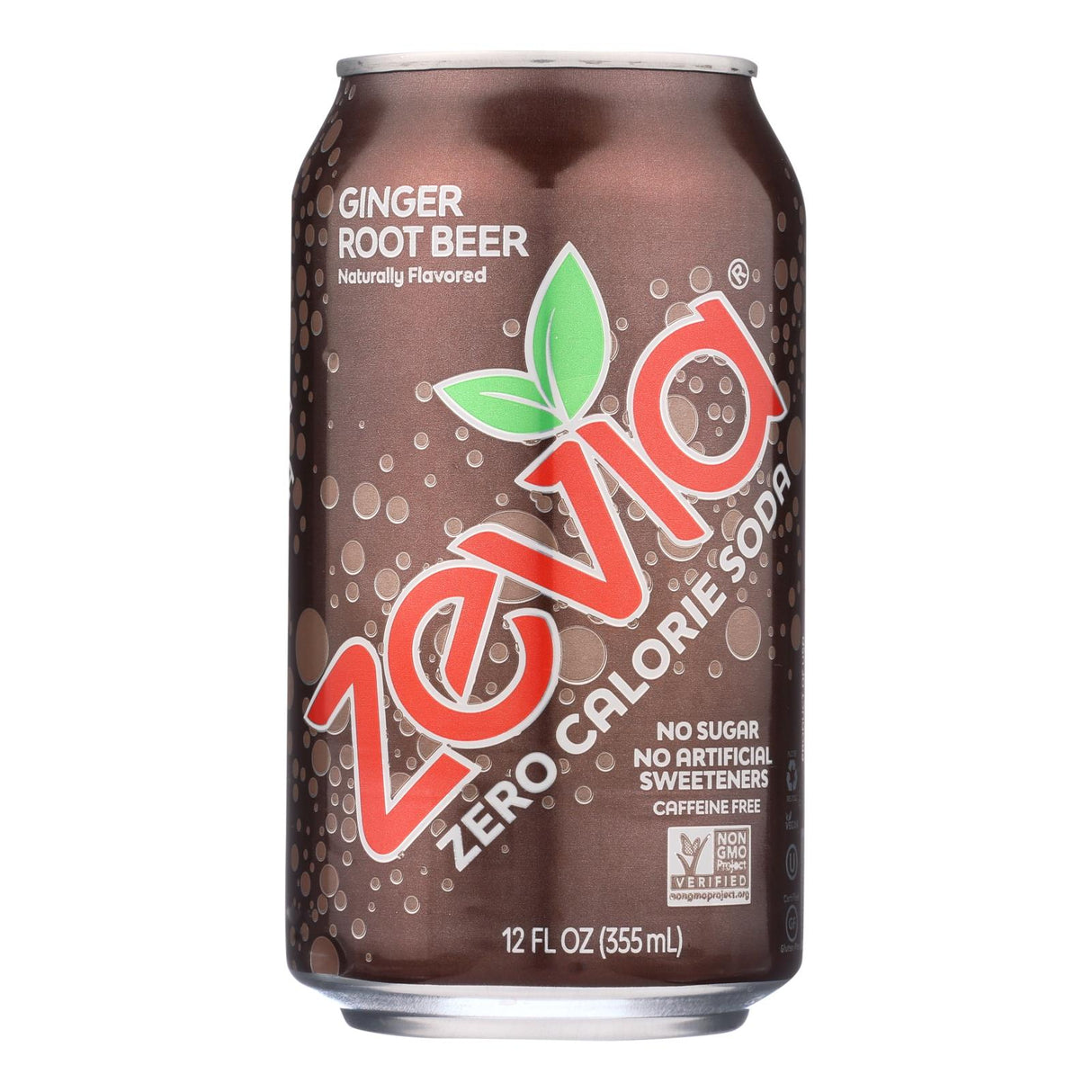 Zevia Ginger Root Beer Zero Calorie Soda: Pack of 24 / 12 Fl Oz Cans - Cozy Farm