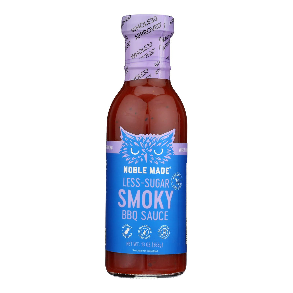 Noble Made Smoky Barbecue Sauce | 13 Oz (Pack of 6) - Cozy Farm
