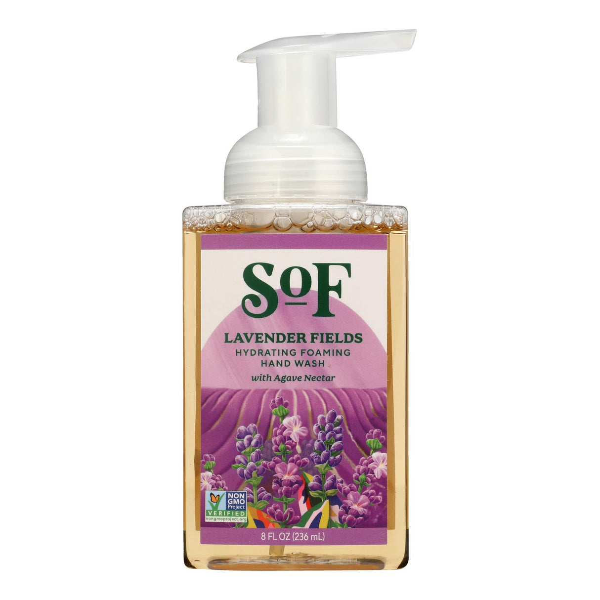 South Of France Hand Wash - Lavender Fields - Scented 8 Fl Oz - Cozy Farm