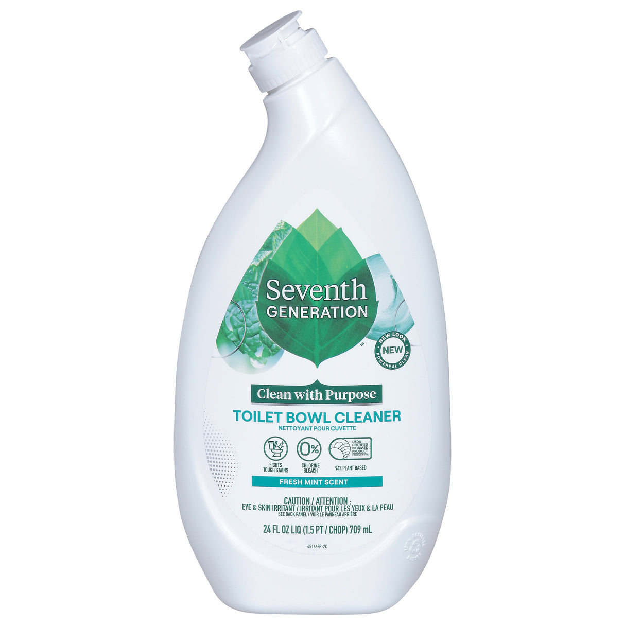 Seventh Generation Toilet Bowl Cleaner, Mint Scent - 24 fl oz (Pack of 4) - Cozy Farm