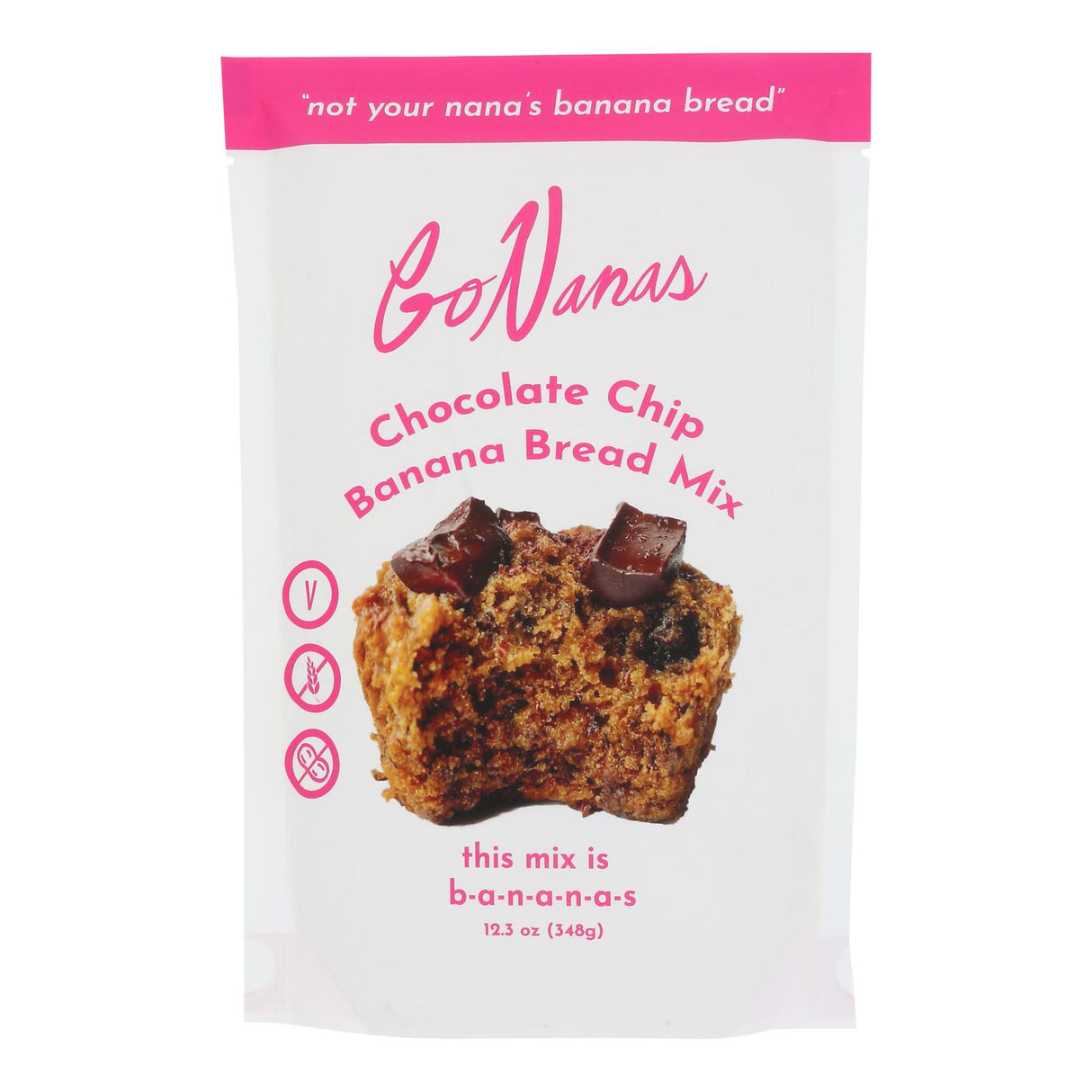 Gonanas Banana Bread with Chocolate Chips, 12.3 Oz, 6-Pack - Cozy Farm