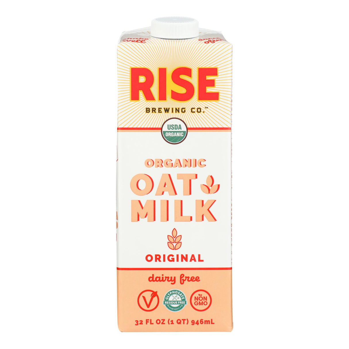 Rise Brewing Company Oatmilk Organic Original - 6 Pack (192 fl. oz.) - Cozy Farm