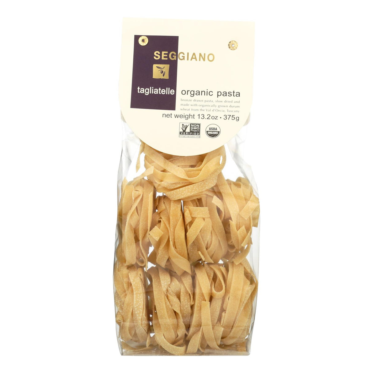 Seggiano Organic Tagliatelle Pasta - 6x13.2 oz (Ribbons) - Cozy Farm