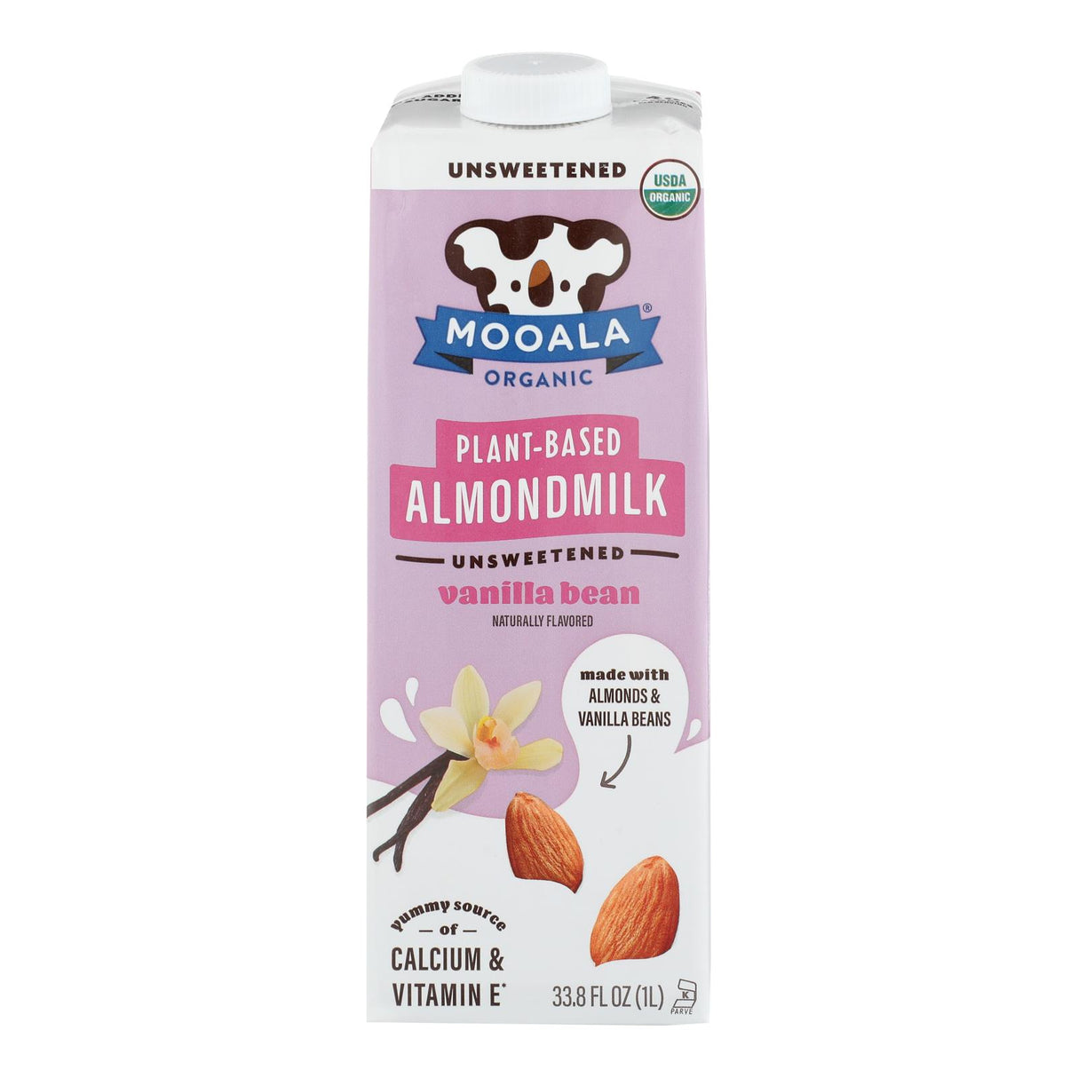 Mooala Organic Almond Milk Unsweetened Vanilla - 6-Pack (32 Fl Oz. Each) - Cozy Farm