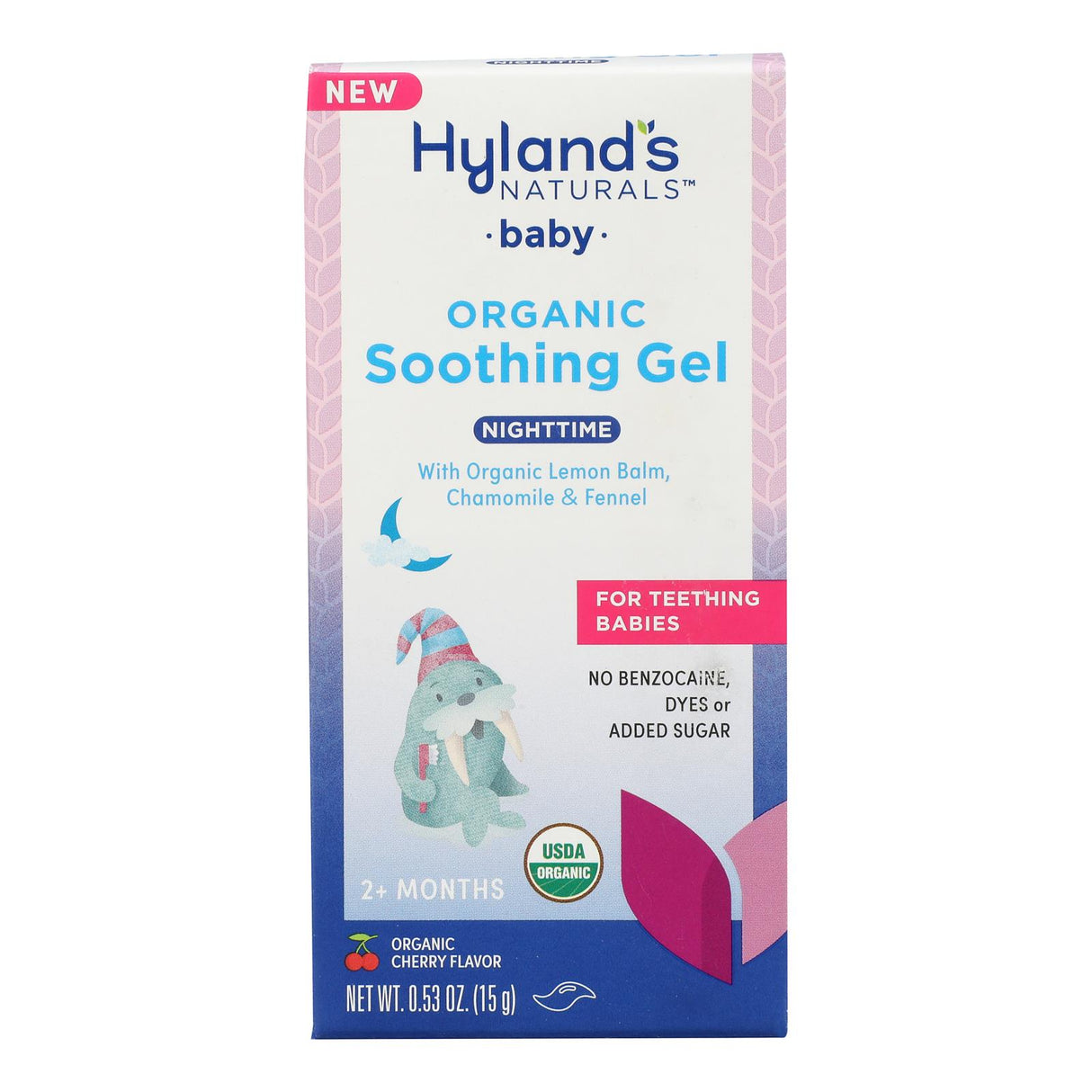 Hyland's Organic Baby Nighttime Soothing Gel, 0.53 Oz - Cozy Farm