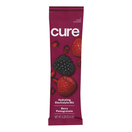 Cure Hydration Berry Pomegranate Hydration Drink Mix - 8 Pack - 0.29 Oz - Cozy Farm 