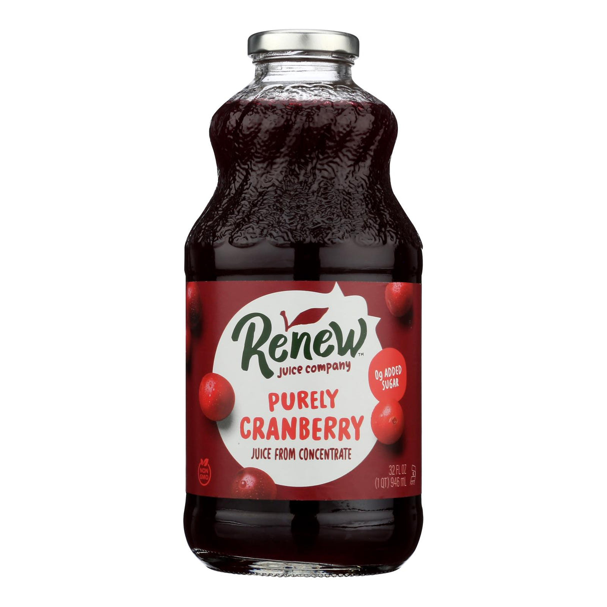 Renew Juice Company Purely Cranberry Juice 6-Pack, 32 Fl Oz - Cozy Farm
