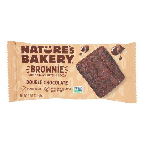 Nature's Bakery Double Chocolate Brownie Bites - Case of 12 - 1.59oz Single-Serve Packs - Cozy Farm 