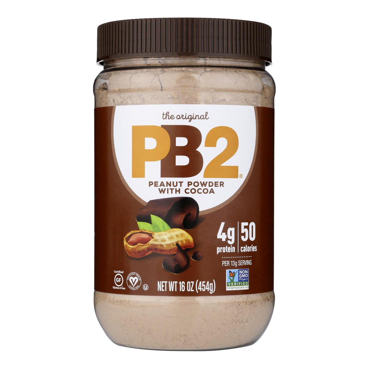 Pb2 Peanut Butter Powder with Cocoa - 6 x 16 oz - Cozy Farm