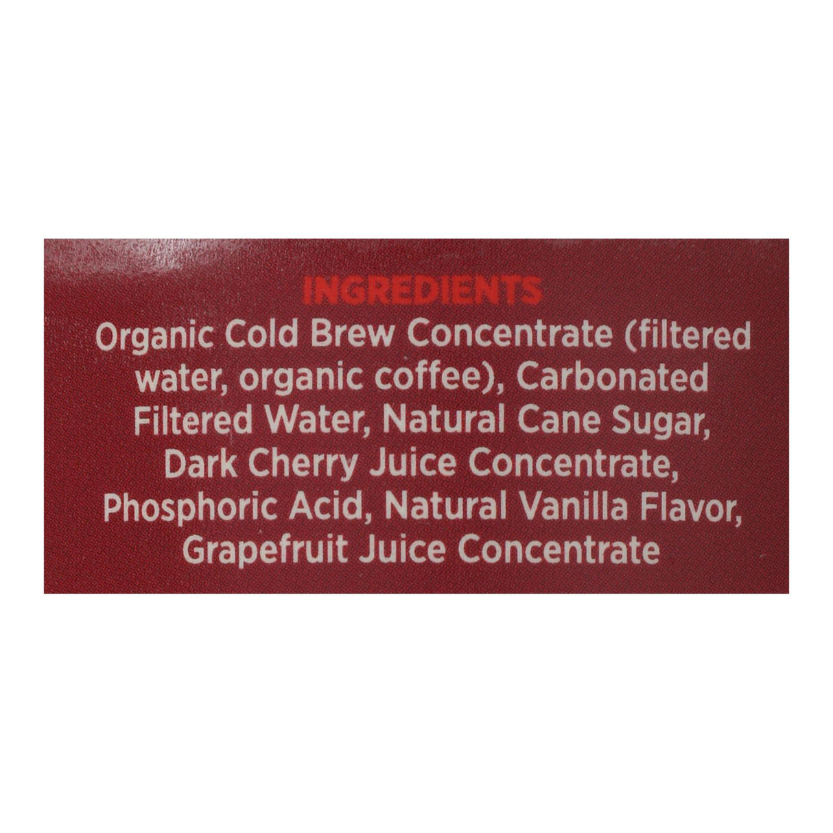 Slingshot Coffee Soda Black Cherry Cola (Pack of 12) - Cozy Farm