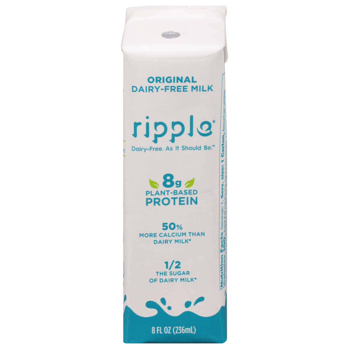 Ripple Foods Plant Based Milk Original (8 fl oz 12-Pack) - Cozy Farm