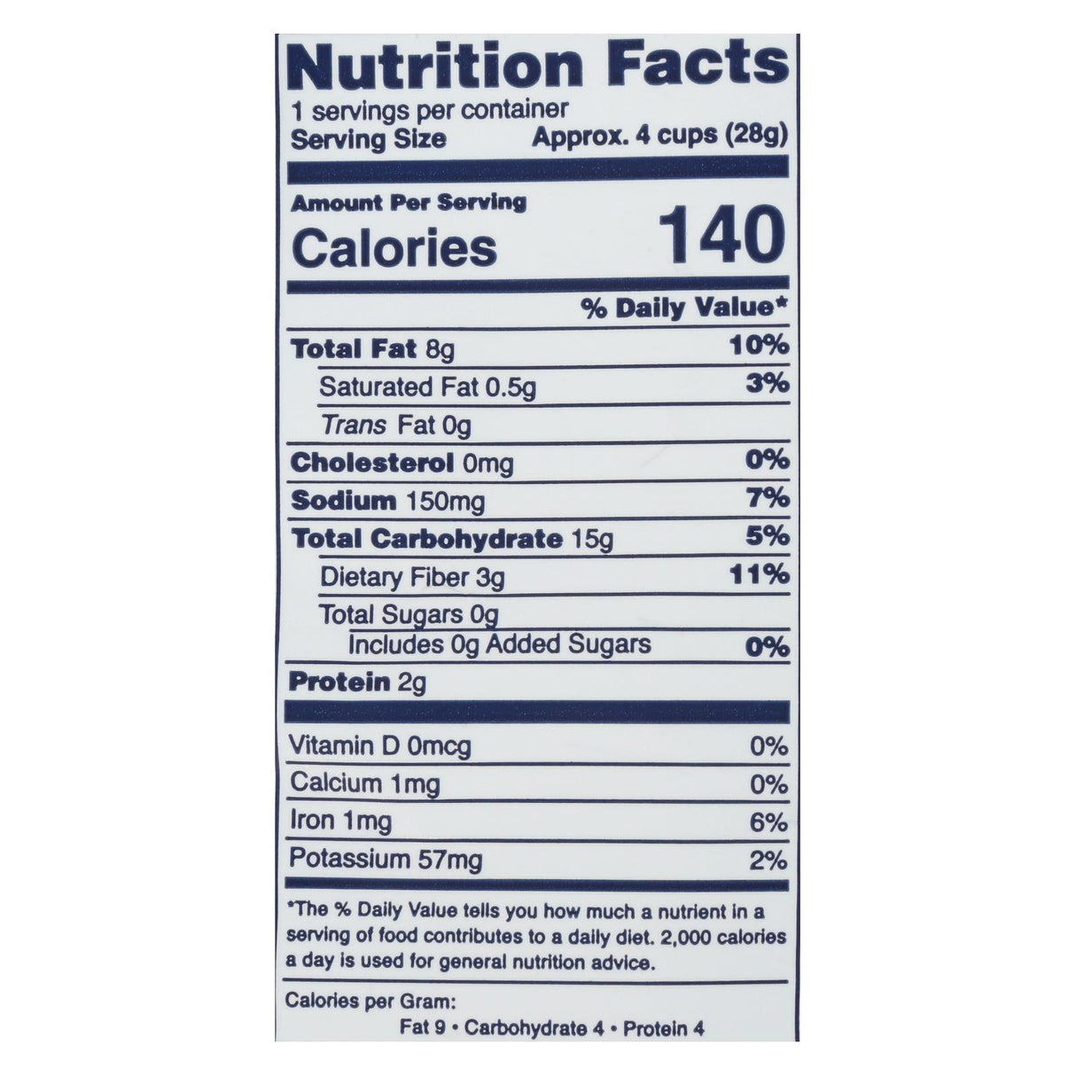 Live Love Pop Sea Salt Popcorn, Case of 24 - 1.0 Oz Bags - Cozy Farm