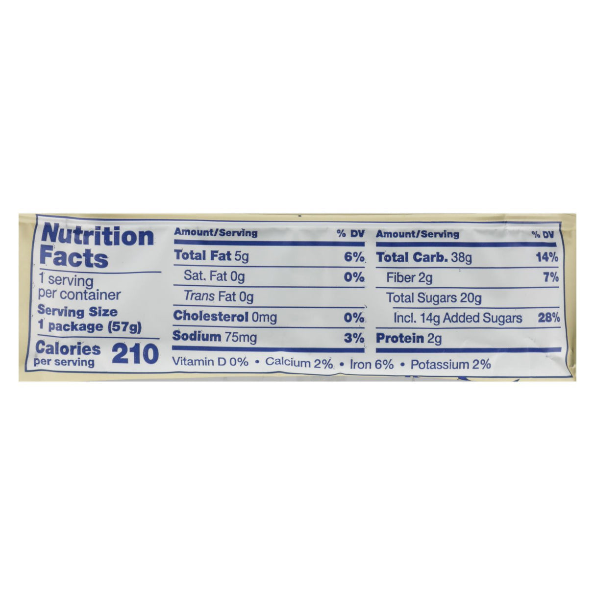 Nature's Bakery Gluten Free Blueberry Fig Bars - 2 Oz. - Case of 12 - Cozy Farm