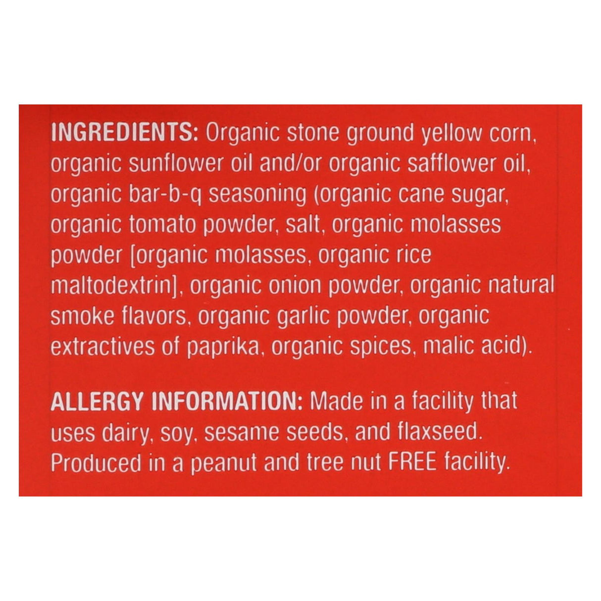 R.W. Garcia Organic Bar-B-Q Corn Chips (Pack of 12) - 7.5 Oz - Cozy Farm