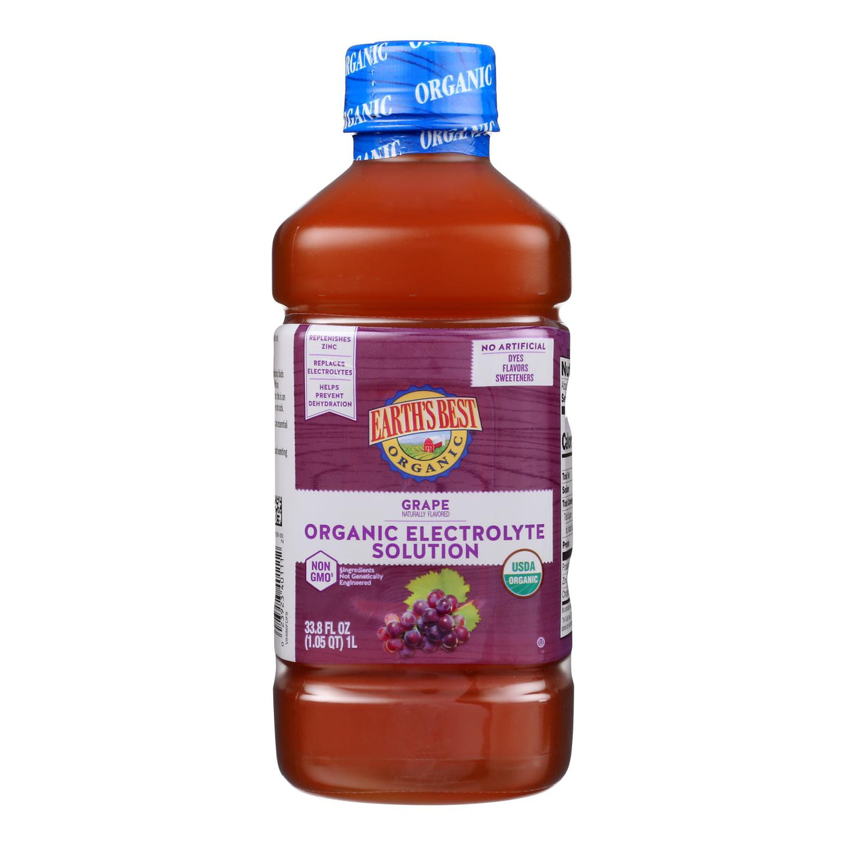 Earth's Best Electrolyte Solution Beverage for Dehydration and Diarrhea | 4-Pack of 33.8 Fl Oz Bottles - Cozy Farm