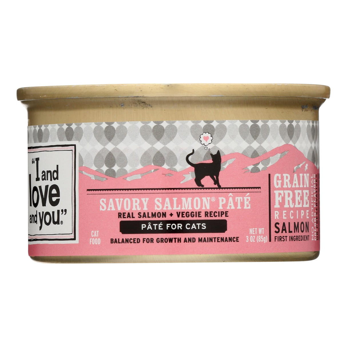 I And Love And You Cat Canned Food Savory Salmon Recipe - Case of 24 - 3 oz - Cozy Farm