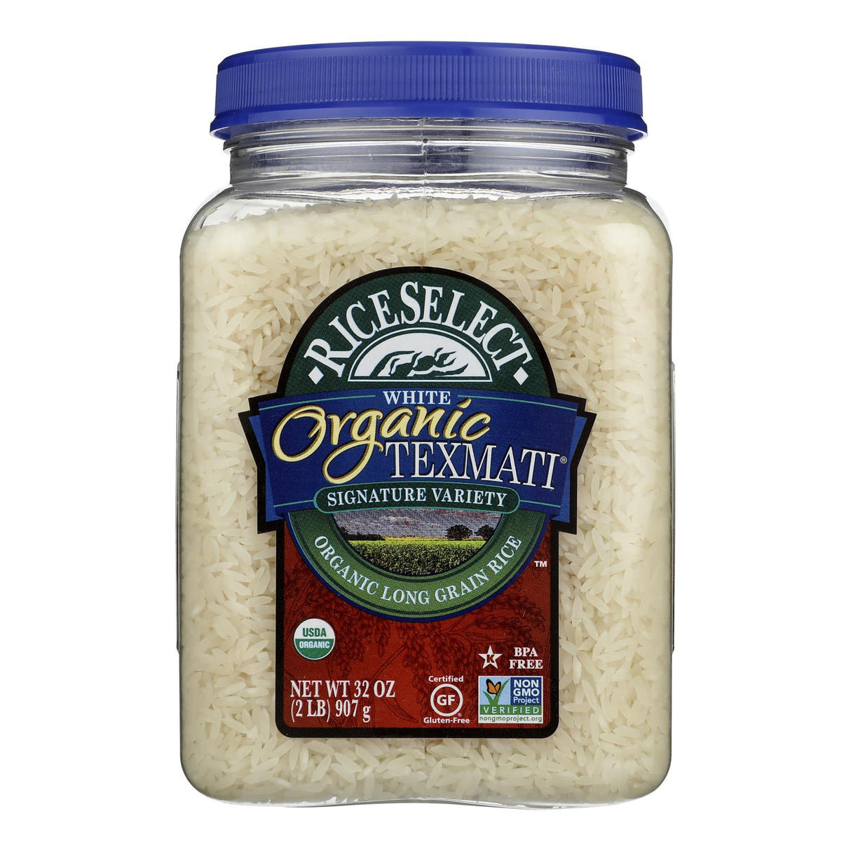 Rice Select Organic White Texmati Rice 4-Pack 32 Oz. - Cozy Farm