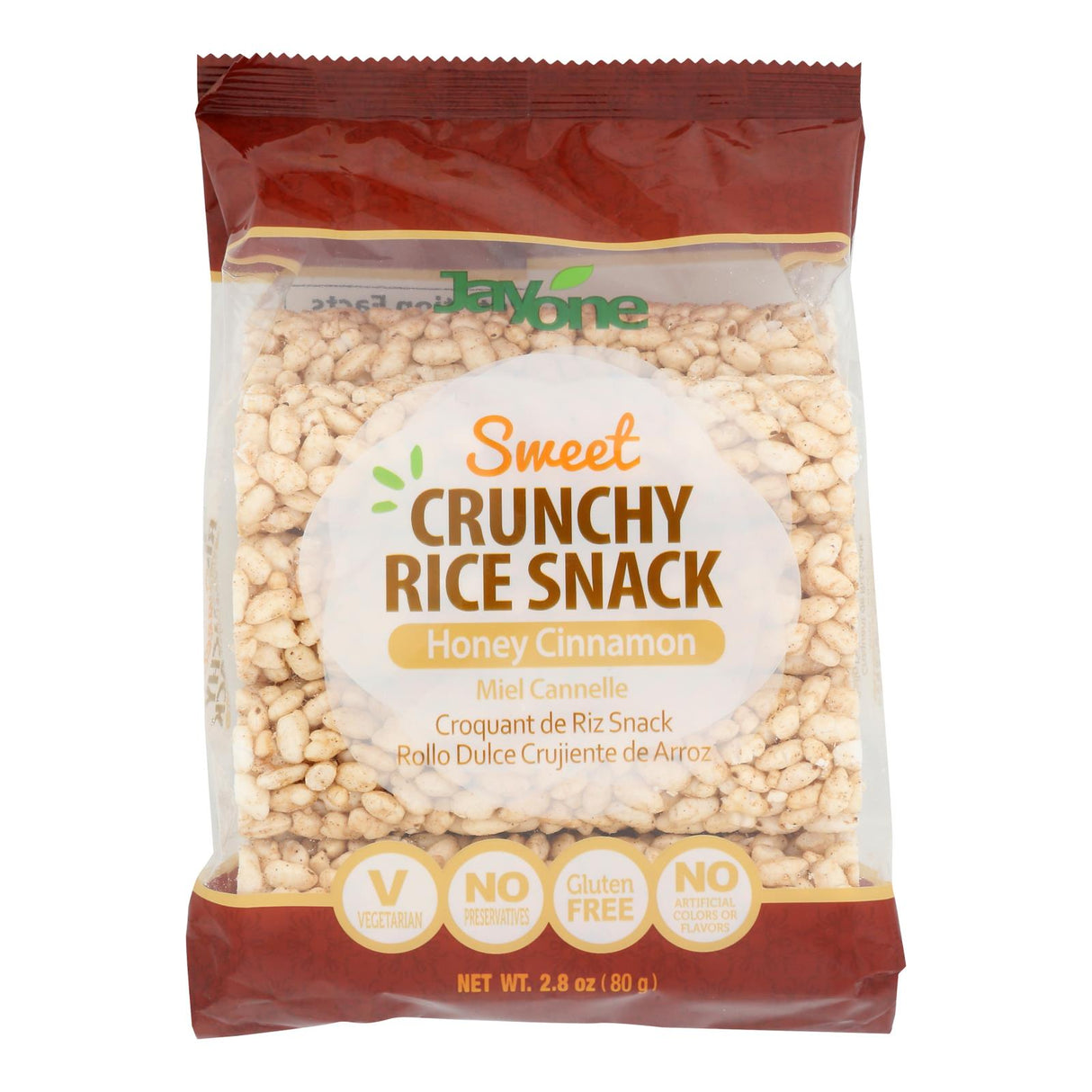 J1 Snack - Honey Cinnamon Flavor - Case of 6 - 2.8 Oz Packs - Cozy Farm