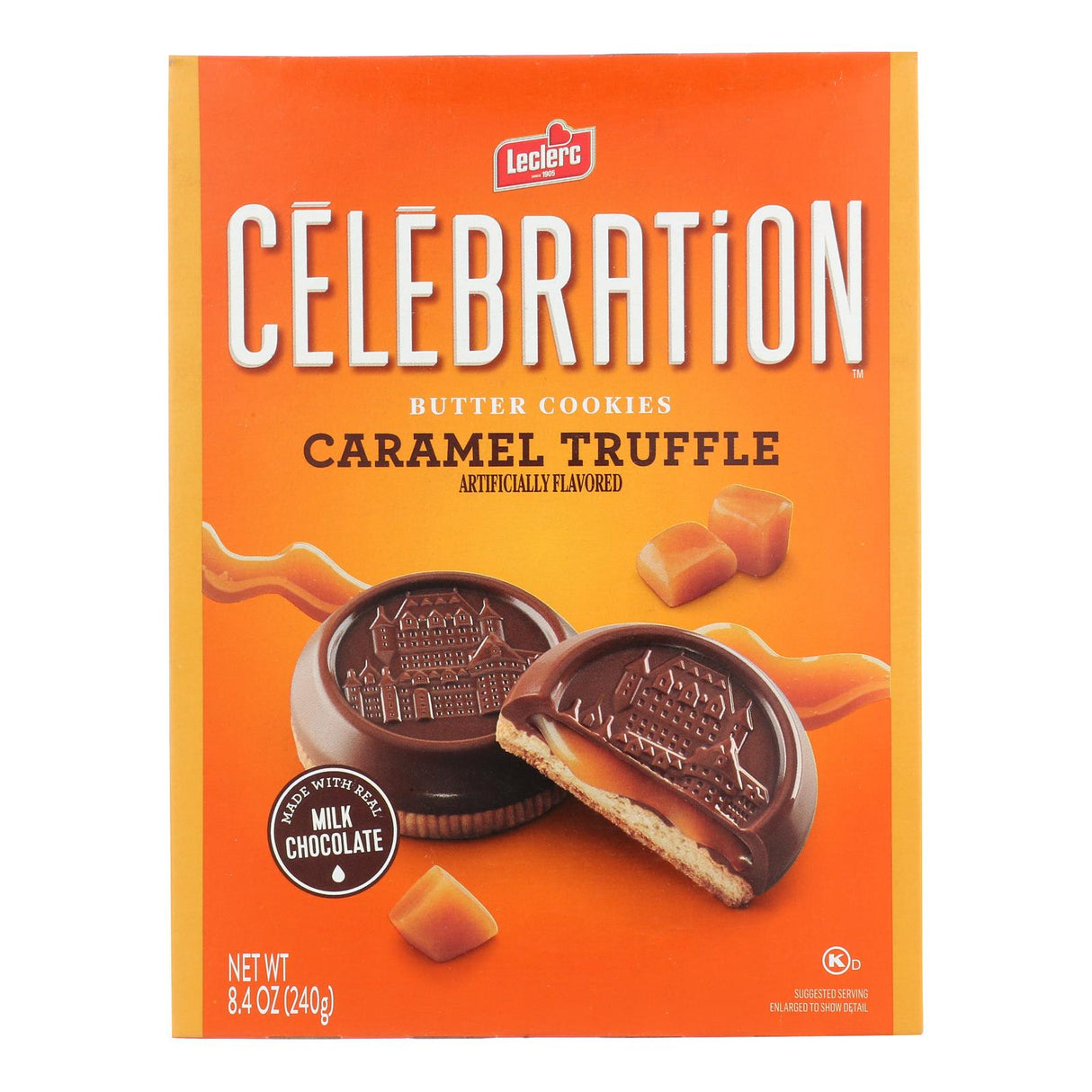 Bttr Ckies Caramel Truffle Celebration Cookies, Case of 12 - 8.4 Oz Pk - Cozy Farm