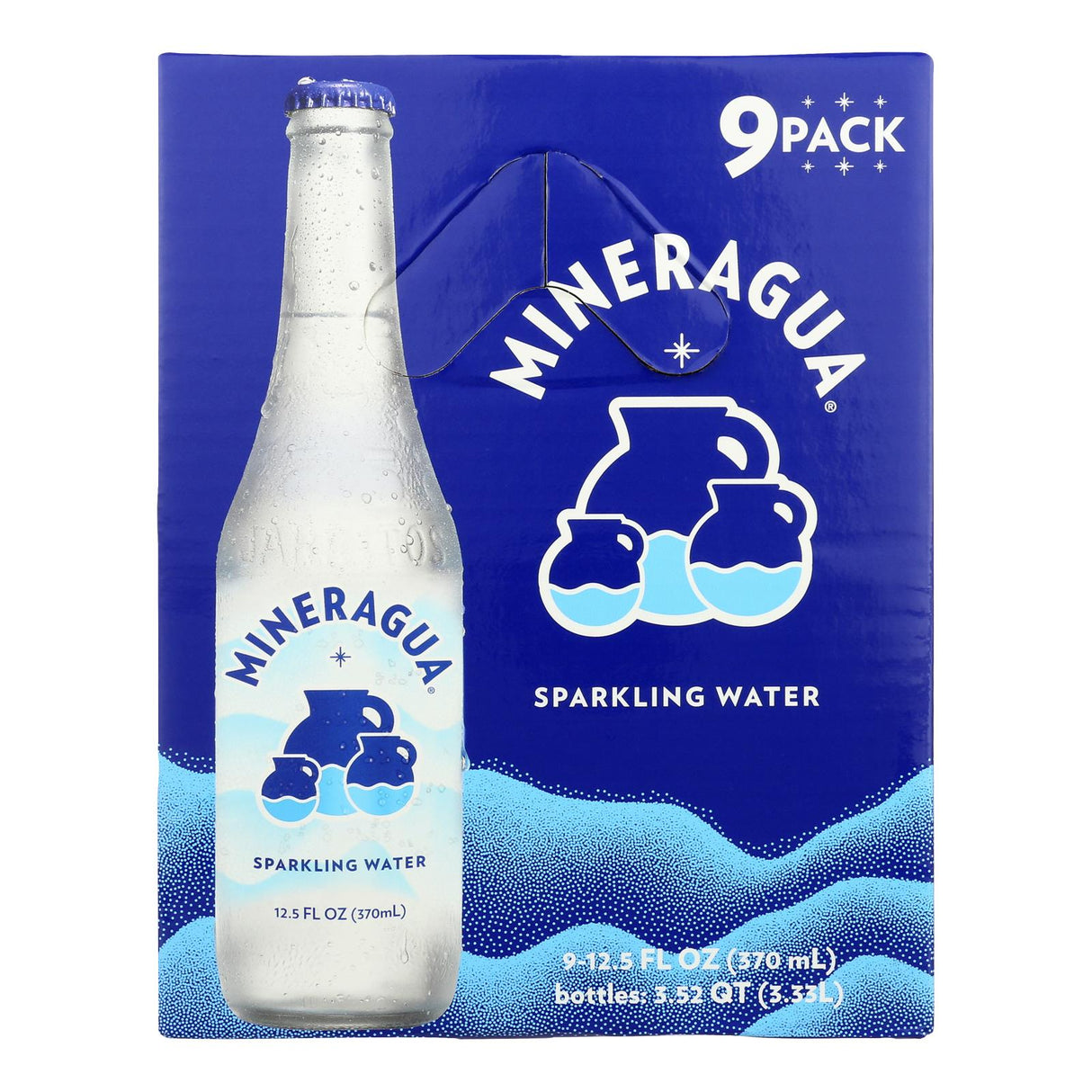 Mineragua - Refreshing Sparkling Water Plain - 12.5 oz (9-Pack) - Cozy Farm