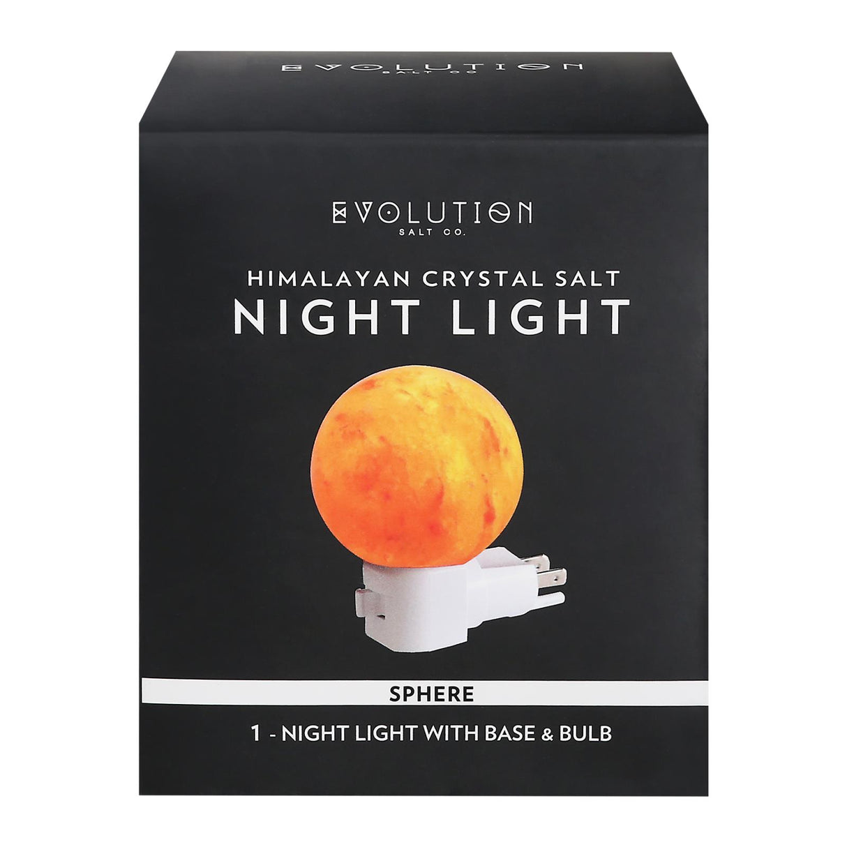 Evolution Salt - Salt Night Light Sphere - Cozy Farm