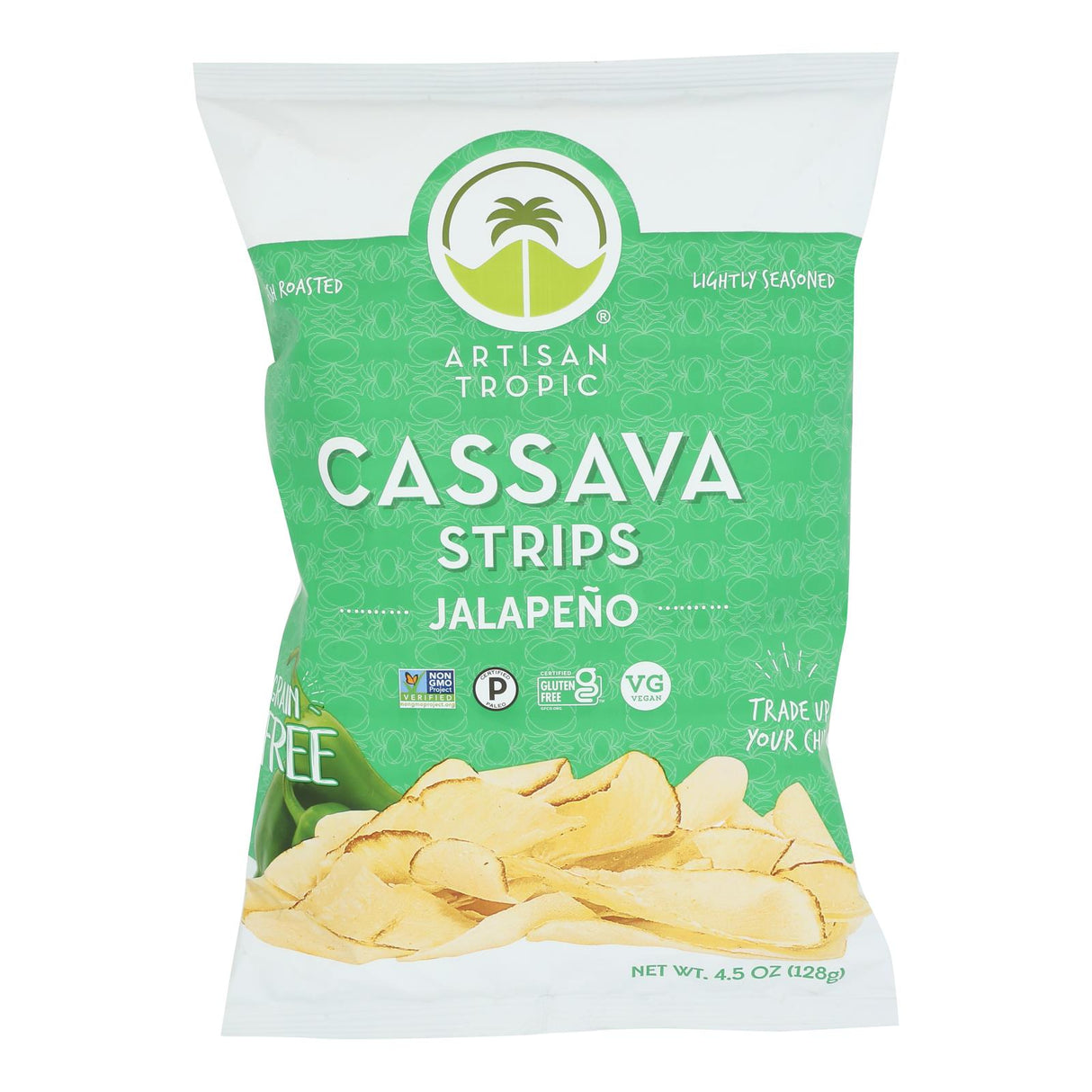Artisan Tropic - Cassava Strips Jalapeno - Case Of 12 - 4.5 Oz - Cozy Farm