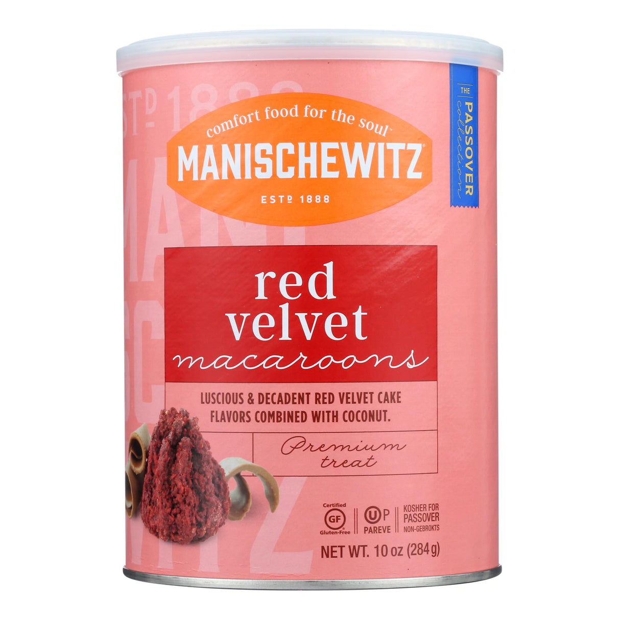 Manischewitz Red Velvet Macaroons - Case of 12 - Cozy Farm