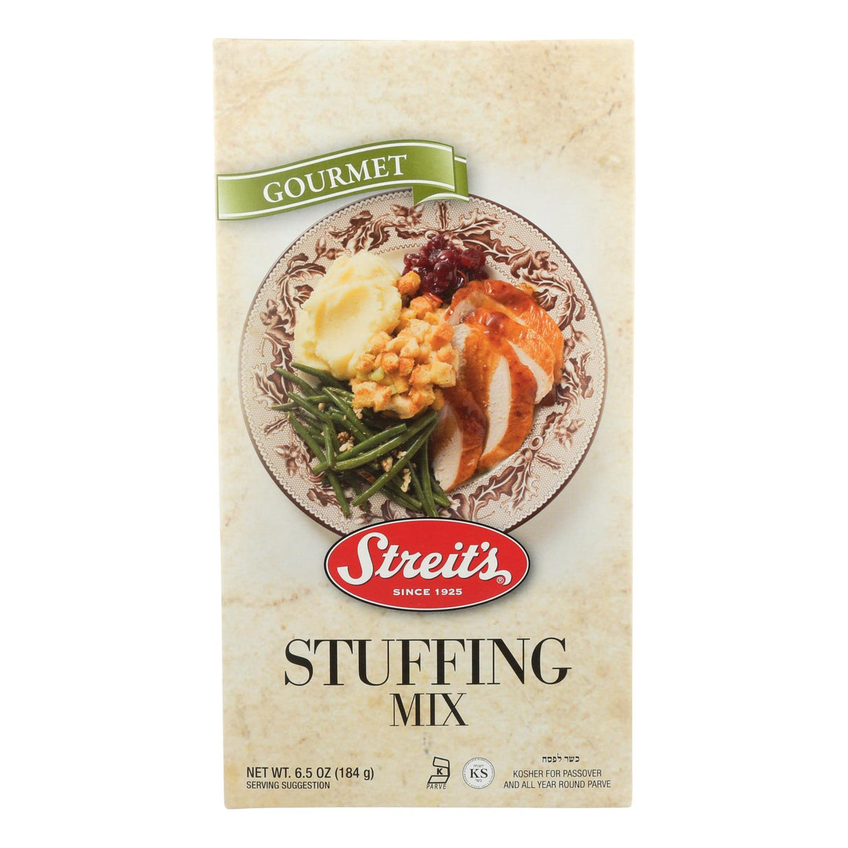 Streit's Classic Seasoned Stuffing Mix - Case of 12 - 6.5 Oz Each - Cozy Farm
