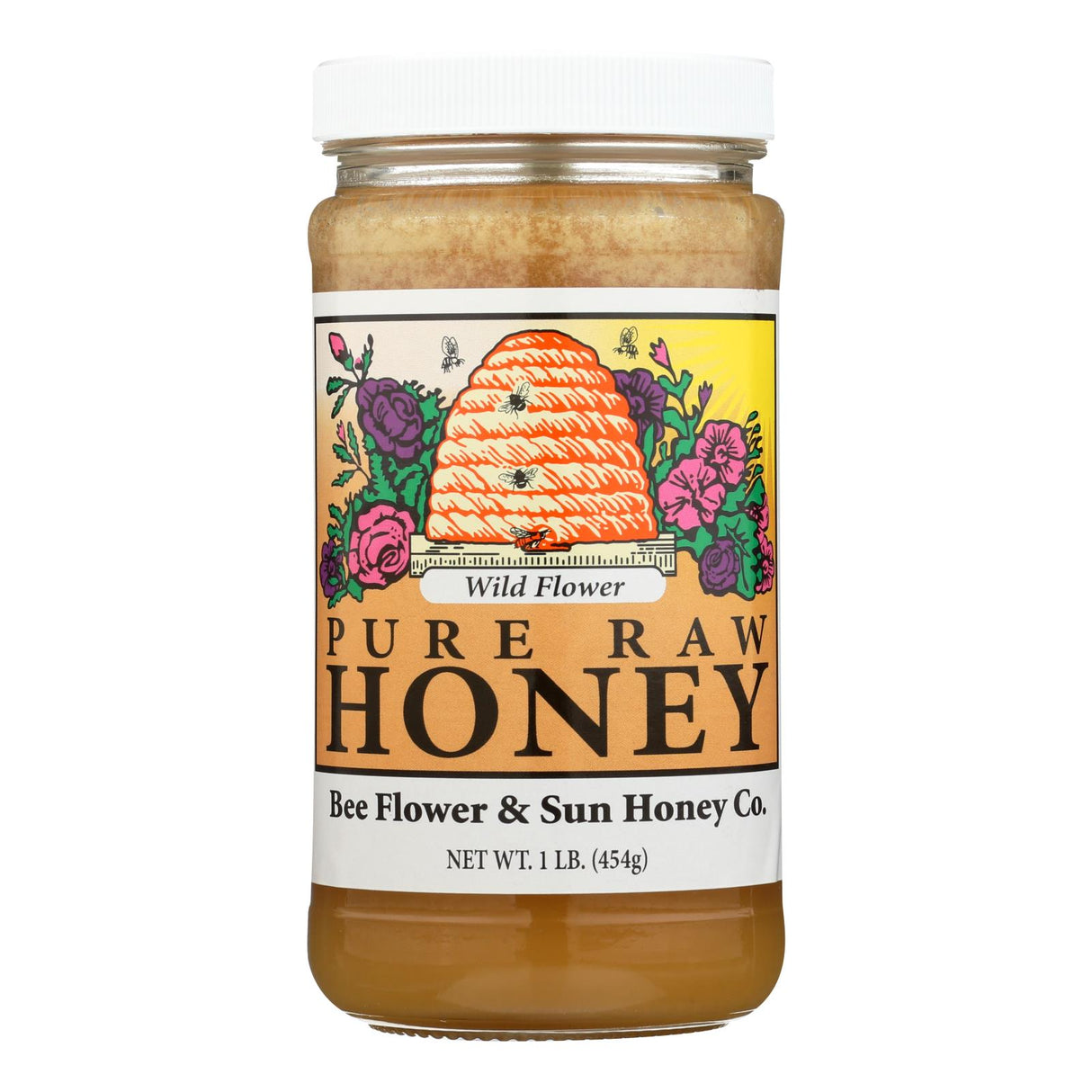 Bee Flower and Sun Honey - Wild Flower - 12 lb. Case - Cozy Farm