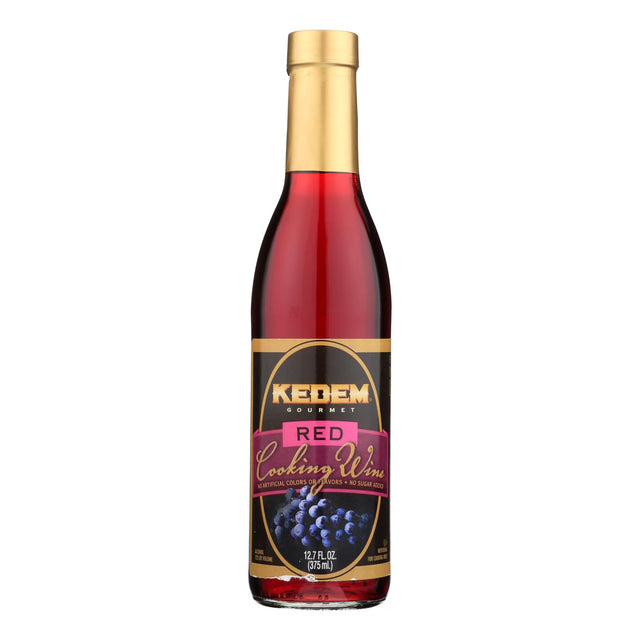 Kedem Kosher Cooking Wine - Case of 12 - 12.7 Fl. Oz. - Cozy Farm 