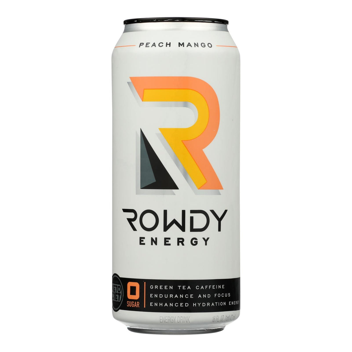 Rowdy Energy - Energy Drink Peach Mango - Case Of 12-16 Fz - Cozy Farm