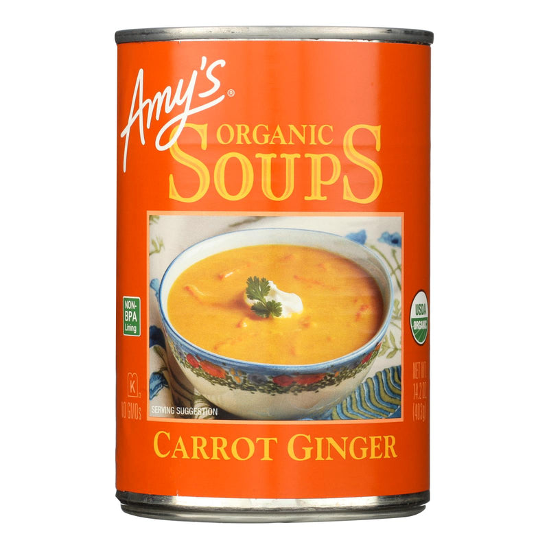 Amy's Organic Carrot Ginger Soup, 14.2 Oz (Case of 12) - Cozy Farm 