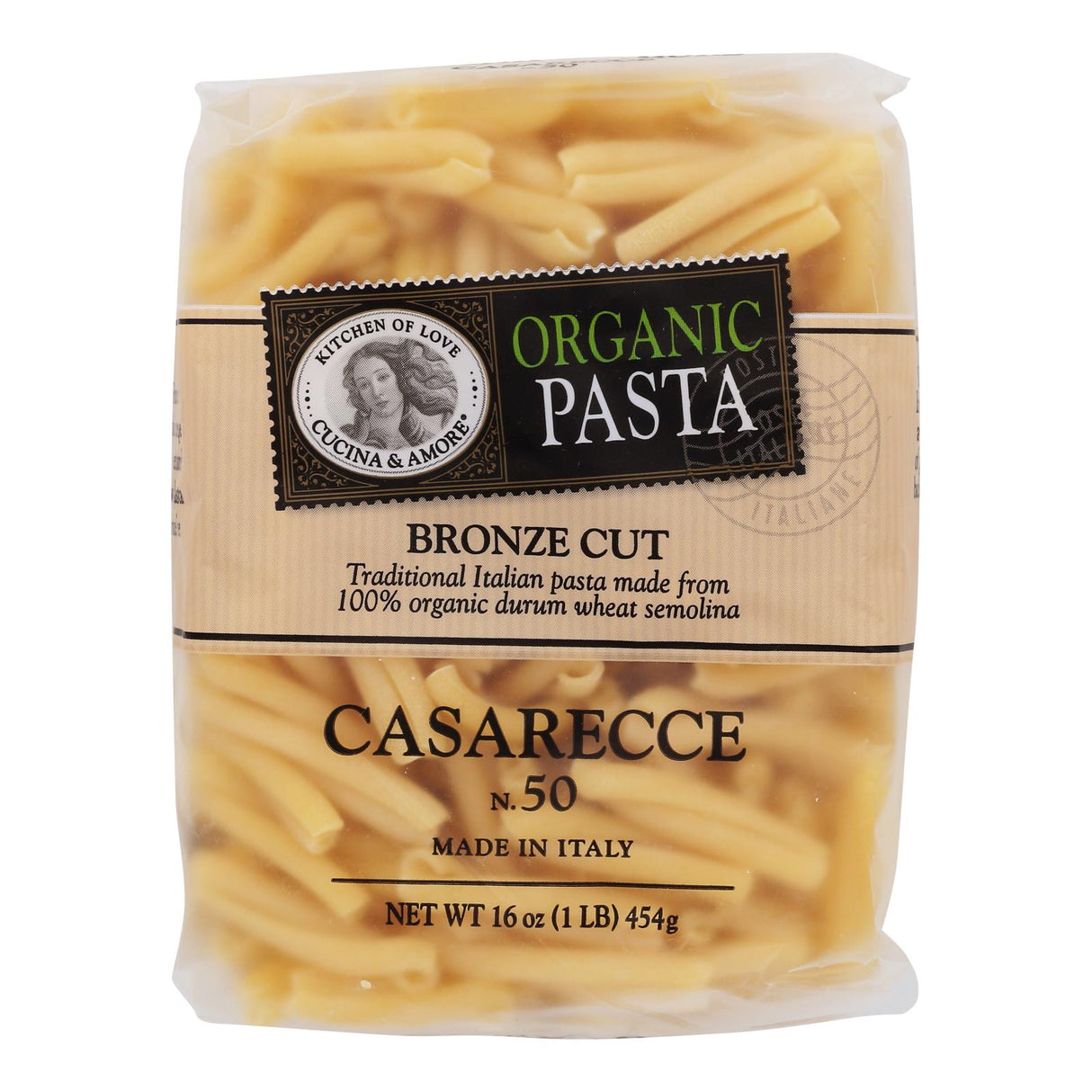 Cucina And Amore Organic Casarecce Pasta, 16 Oz (Pack of 12) - Cozy Farm